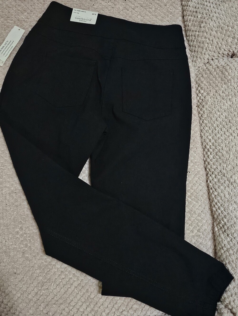 Westbound Women's Black Ponte Slim Leg Jeans